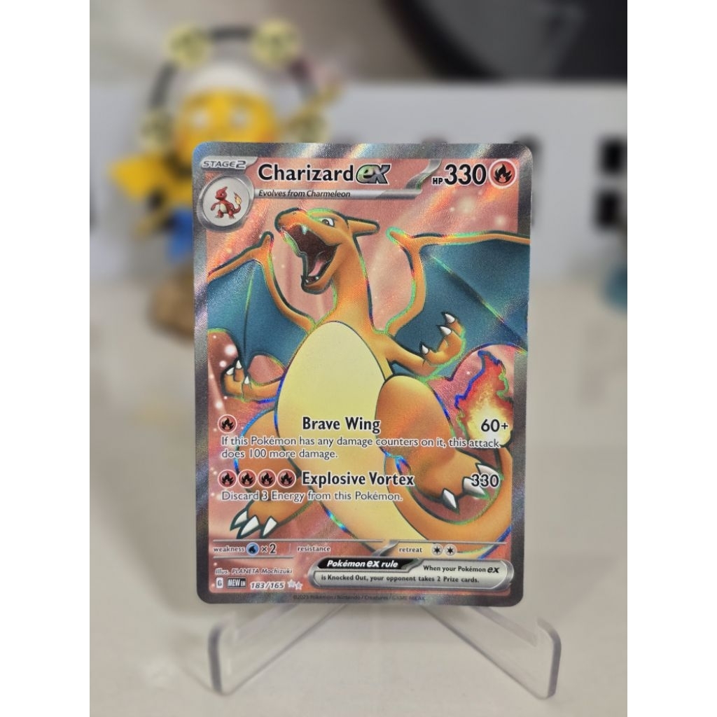 Charizard ex #183 Pokemon Scarlet & Violet 151 Kartu TCG Pokemon English