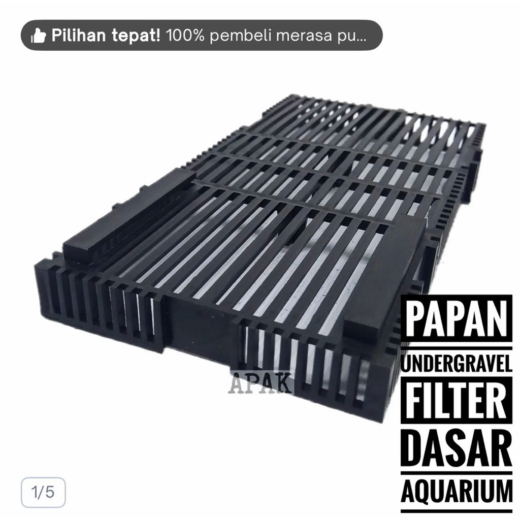 Tatakan Plastik Undergrafel Filter UGF 14 × 7cm