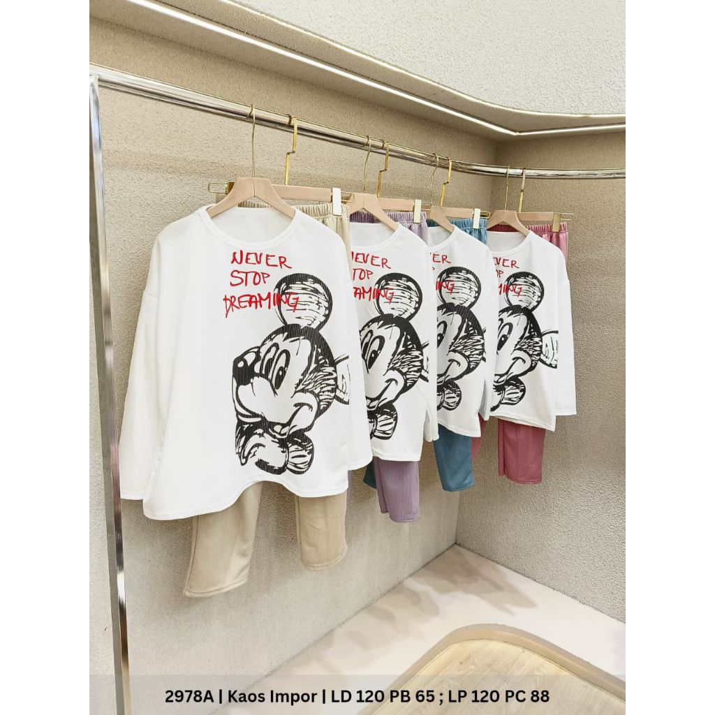 SETELAN KNIT K0REA  MICKY SIJISO