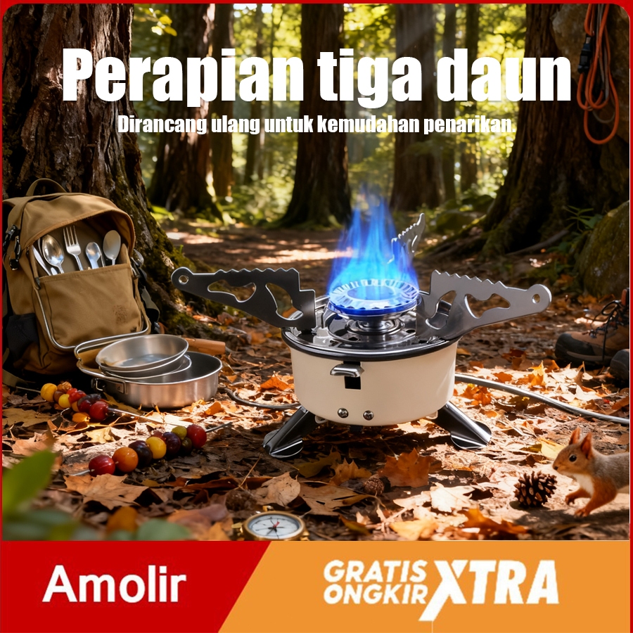 kompor portable/kompor/kompor portable camping/kompor camping/Kompor anti-angin mini