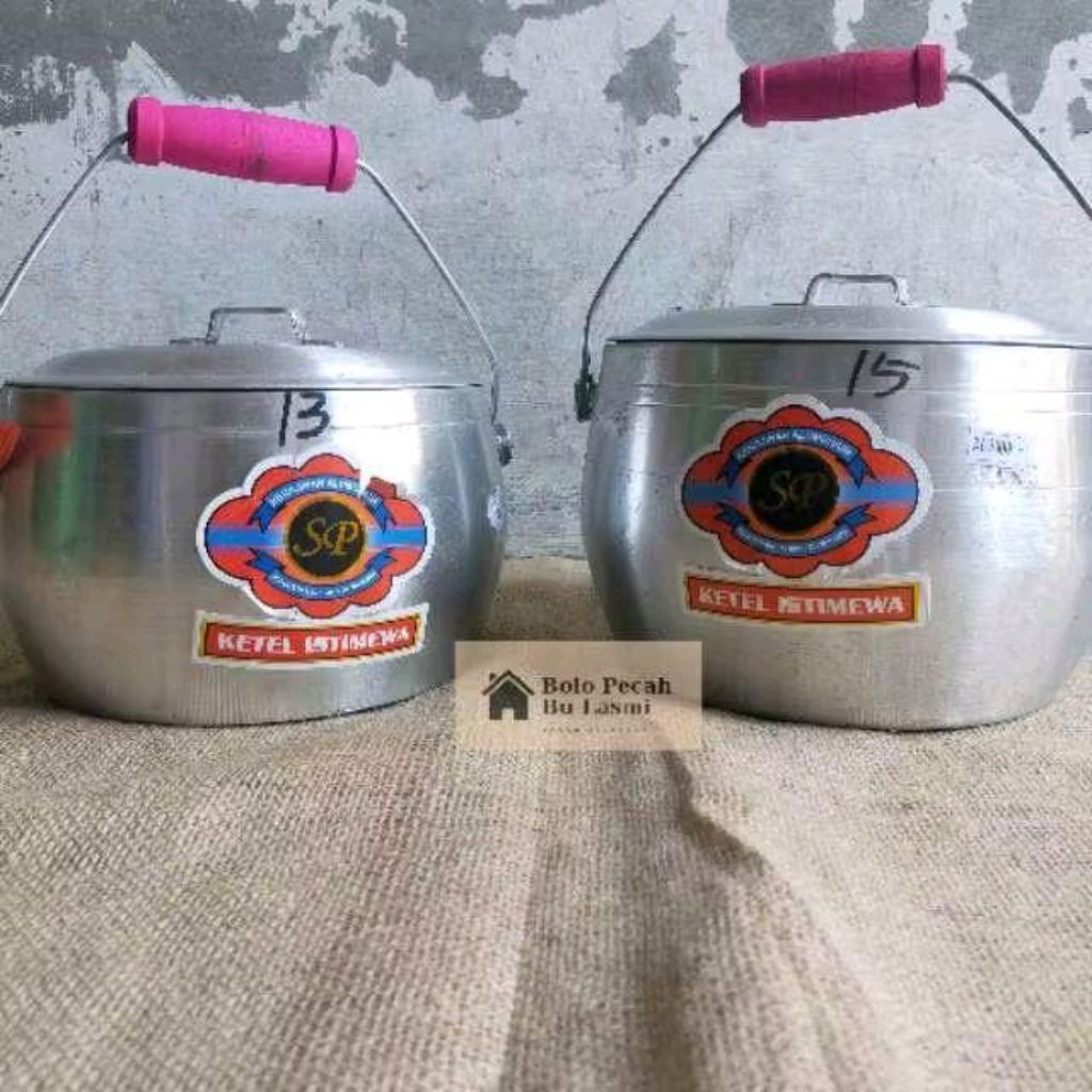 BL - Periuk Nasi Berbagai Ukuran / Kuali Nasi / Periuk Nasi SP / Periuk Alumunium Cor / Kendil Nasi 