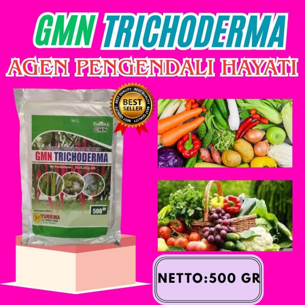SOLUSI AJAIB  Trichoderma Anfush, Trichoderma Asperellum, Trichoderma Alami Isi 500gram