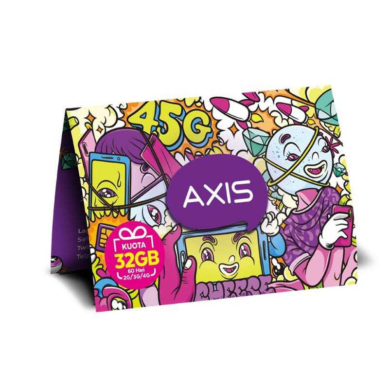 kartu perdana axis paket data 3gb internet(exp 2028)