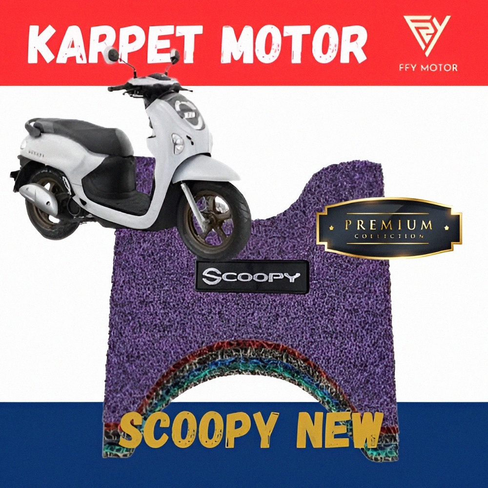 Karpet Motor Scoopy All Type Premium, Karpet Motor Mie Bihun Scoopy