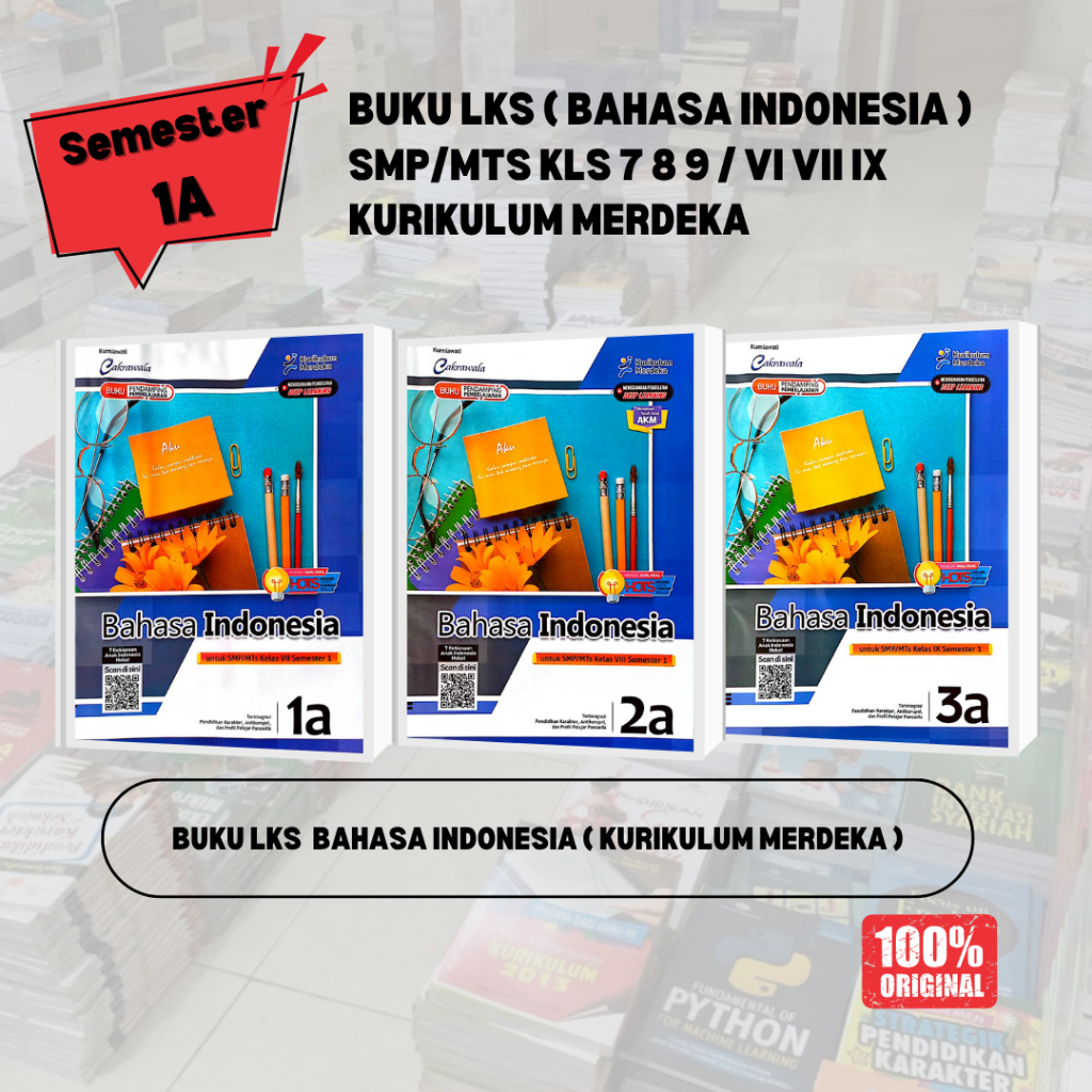 LKS BAHASA INDONESIA SMP MTS Kelas 7 8 9 Kurikulum Merdeka Semester 1a