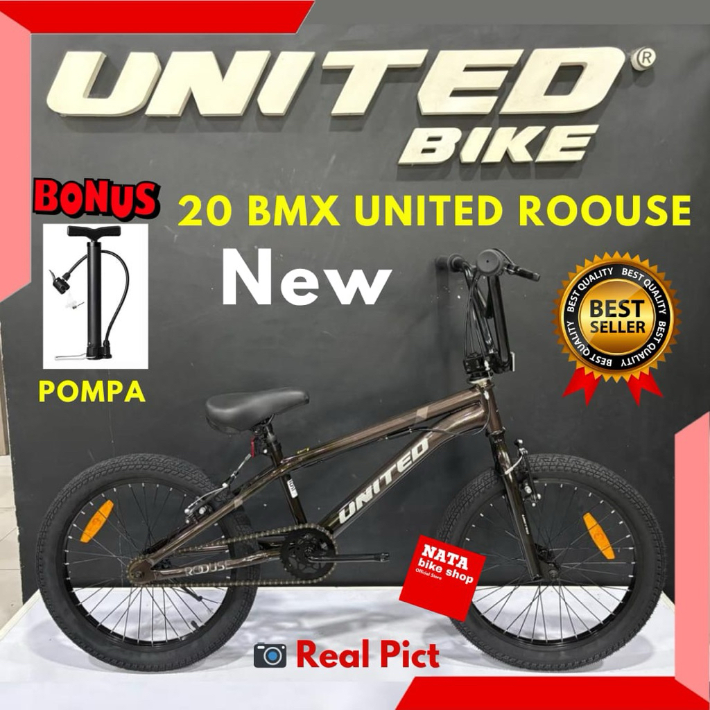 Sepeda Anak Laki Laki 20 BMX United Roouse Lottor Freestyle New 2025