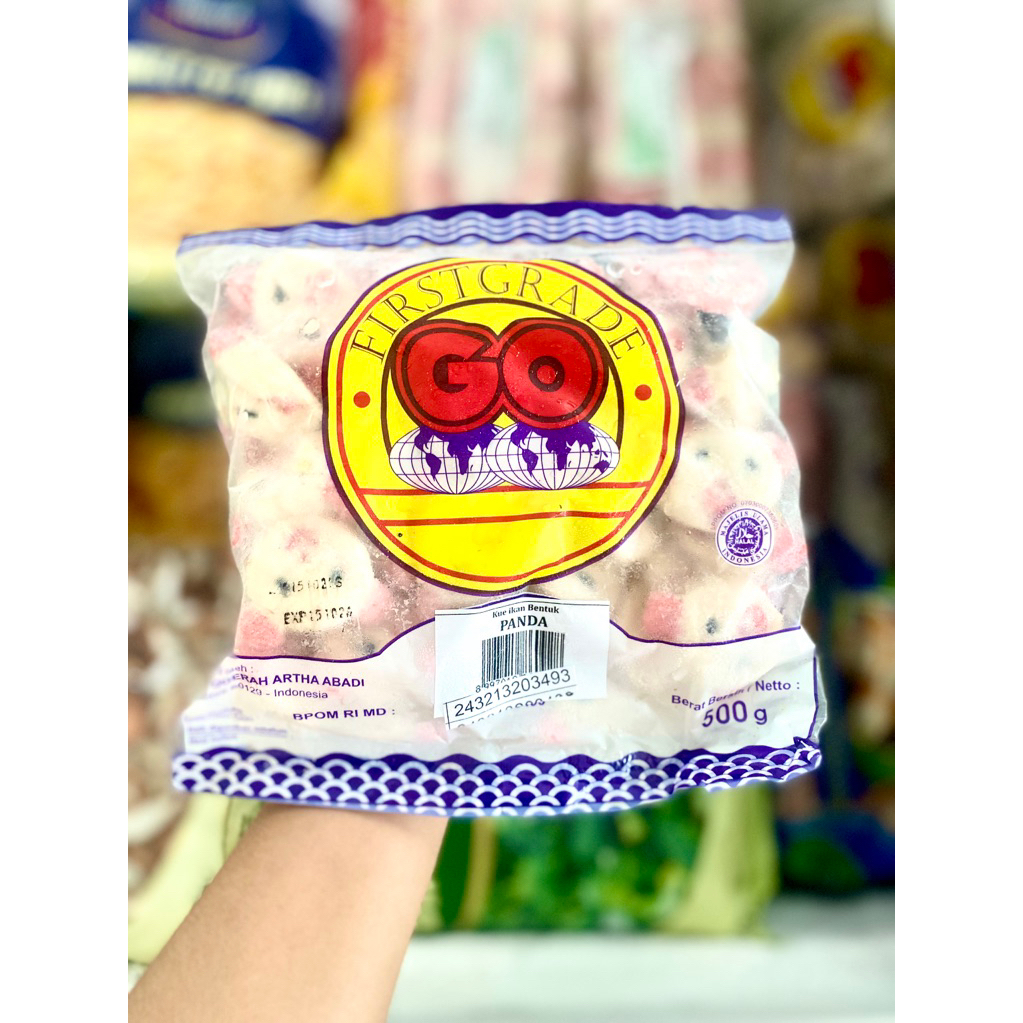 Go kue Ikan bentuk Panda / kue ikan bentuk panda frozen