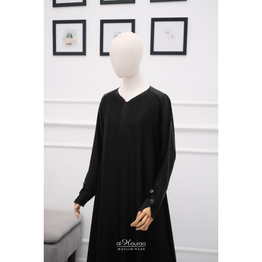 Gamis Amira (Jetblack) by Al Hauraa