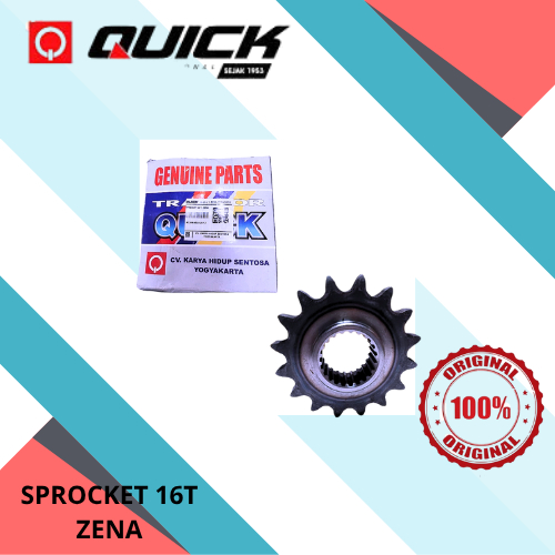 QUICK SPROCKET 16T ZENA / QUICK GIR 16 MATA TRAKTOR ZENA / QUICK SPAREPART ROTARY ZENA