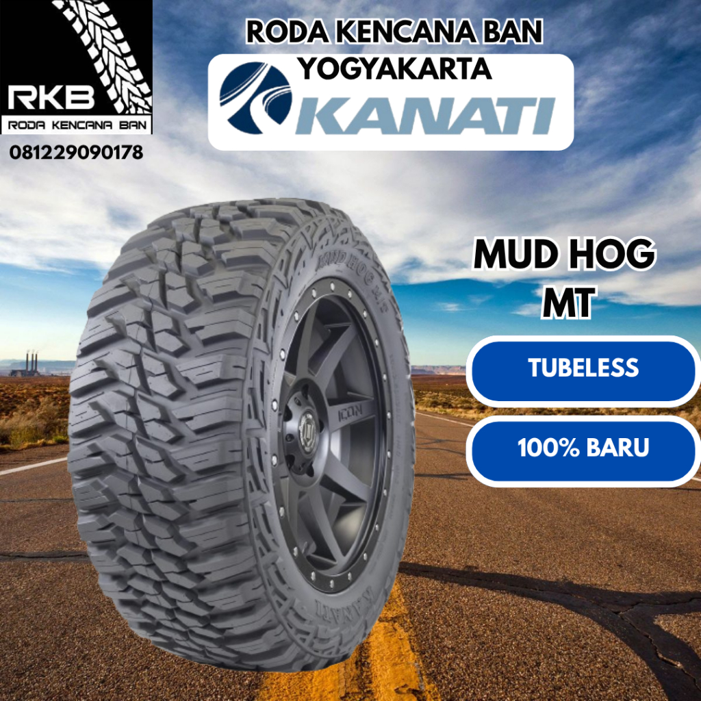 BAN MOBIL KANATI MUD HOG MT 315/75 R16