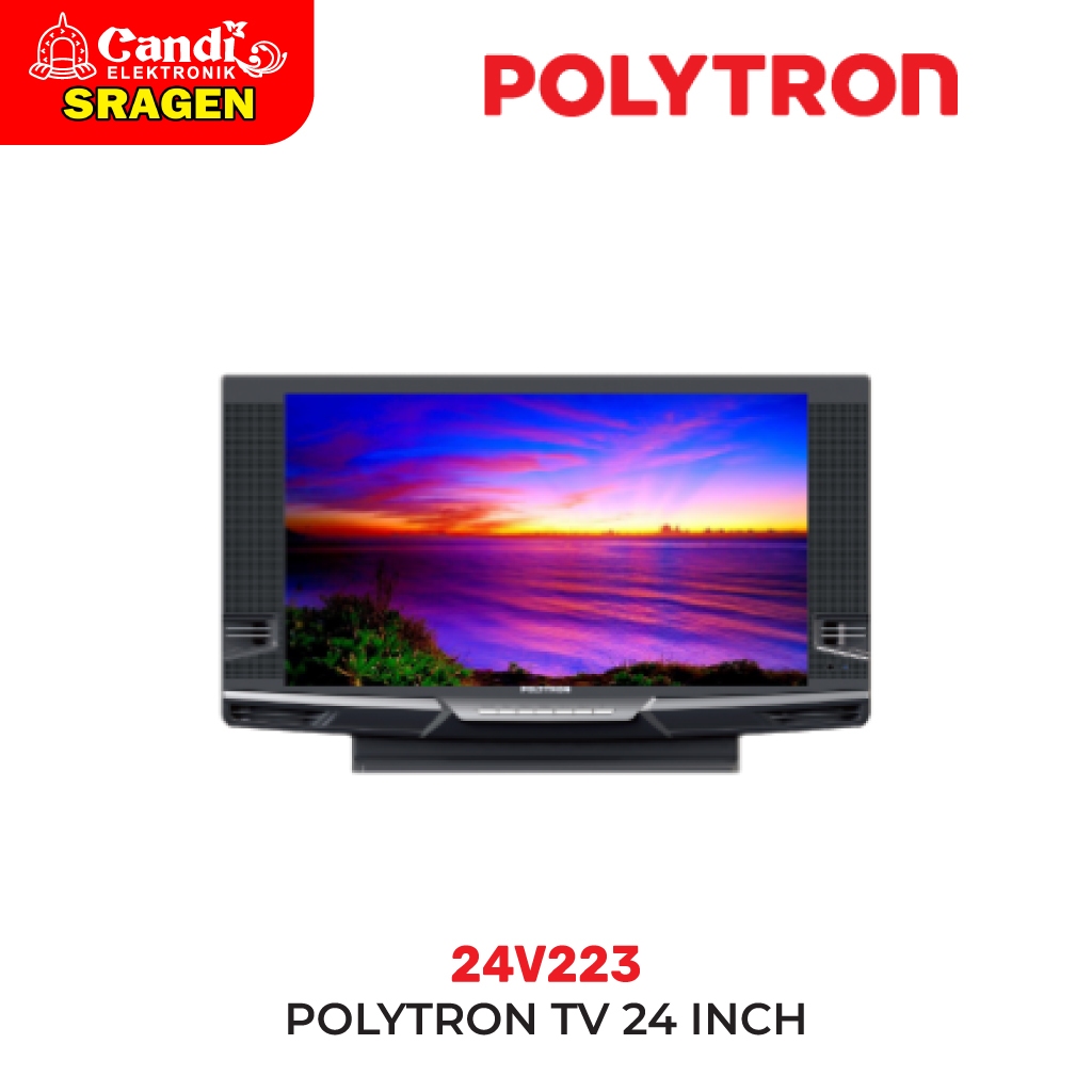 POLYTRON TV DIGITAL Tabung LED 24 inch PLD 24V223 USB MOVIE  - 24V223