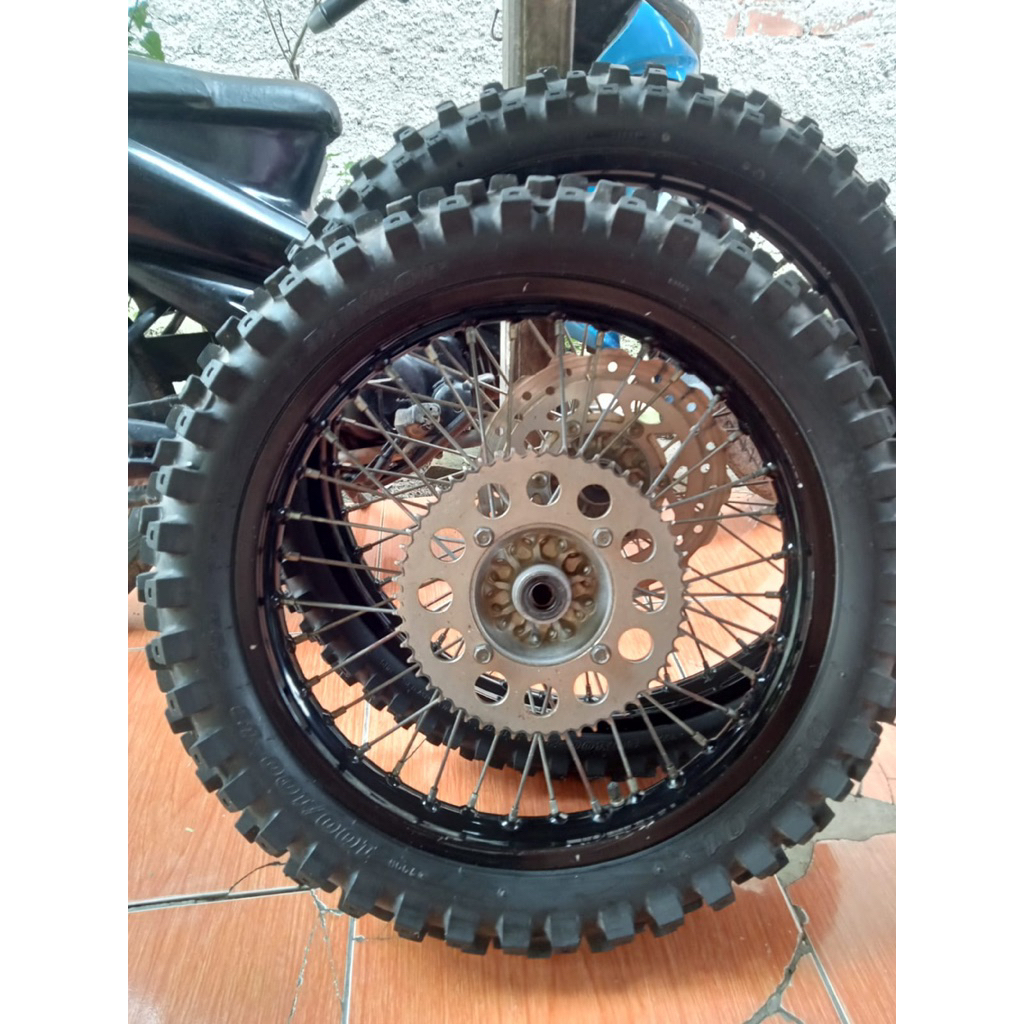 Velg-set-klx-BF-original-copotan-ban-dunlop