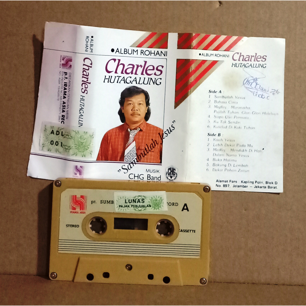 CHARLES HUTAGALUNG - SAMBUTLAH JESUS - Kaset