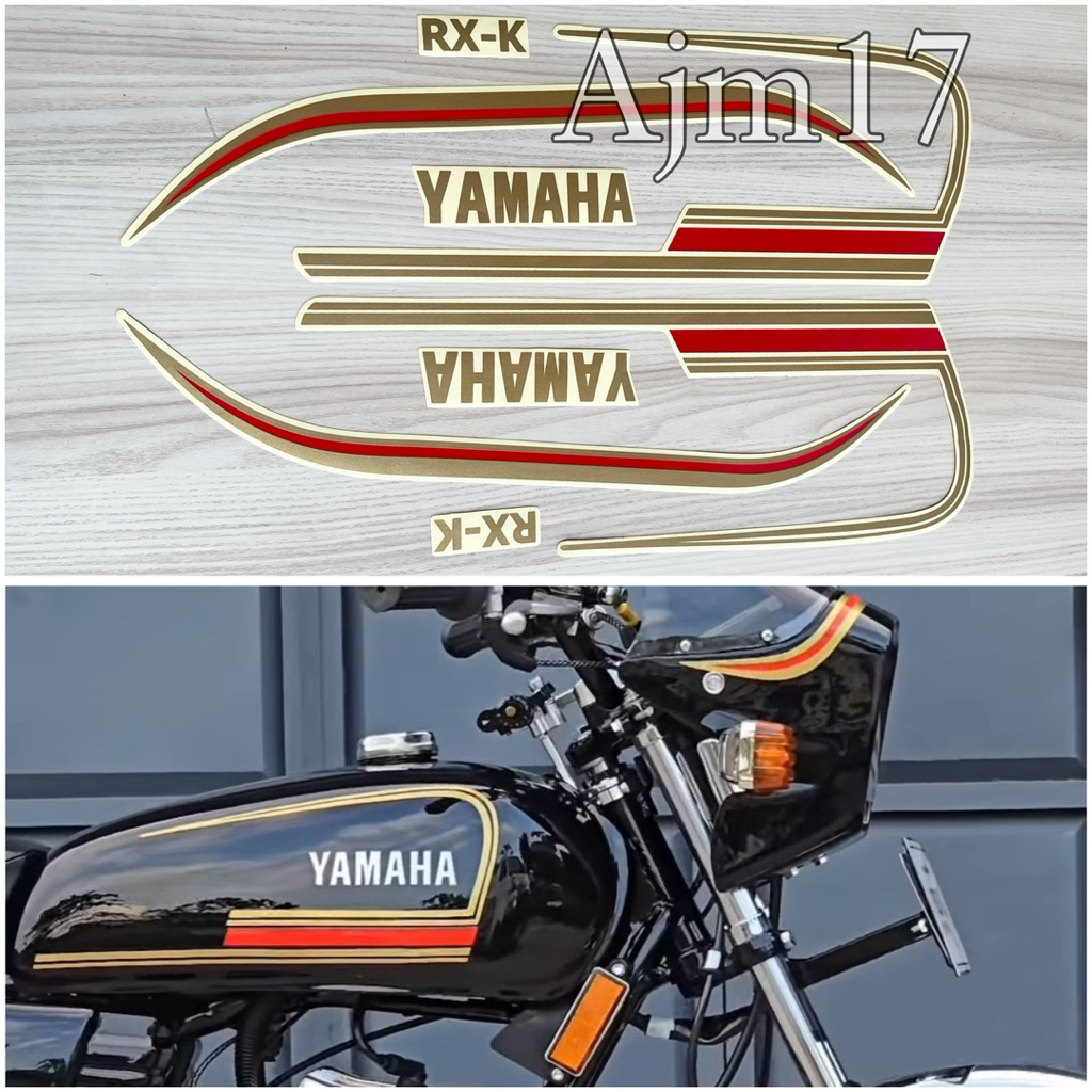 STIKER STRIPING MOTOR RXK RX-K RX K 1982