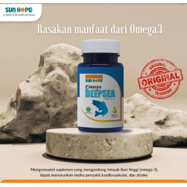 DeepSea Sunhope Minyak Ikan Omega 3 Deep Sea Gama Sun Hope Minyak Ikan