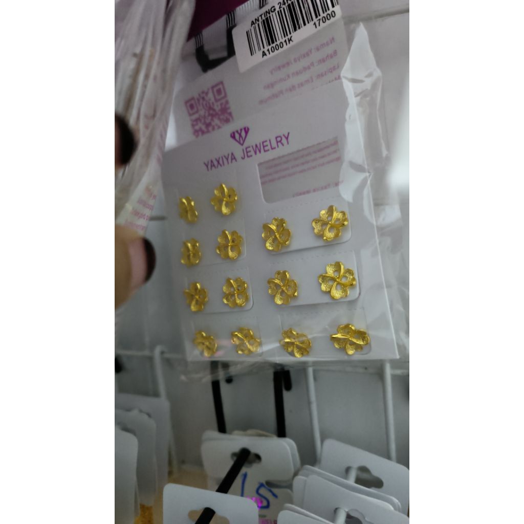 anting tusuk mawar yxy sepasang 1040