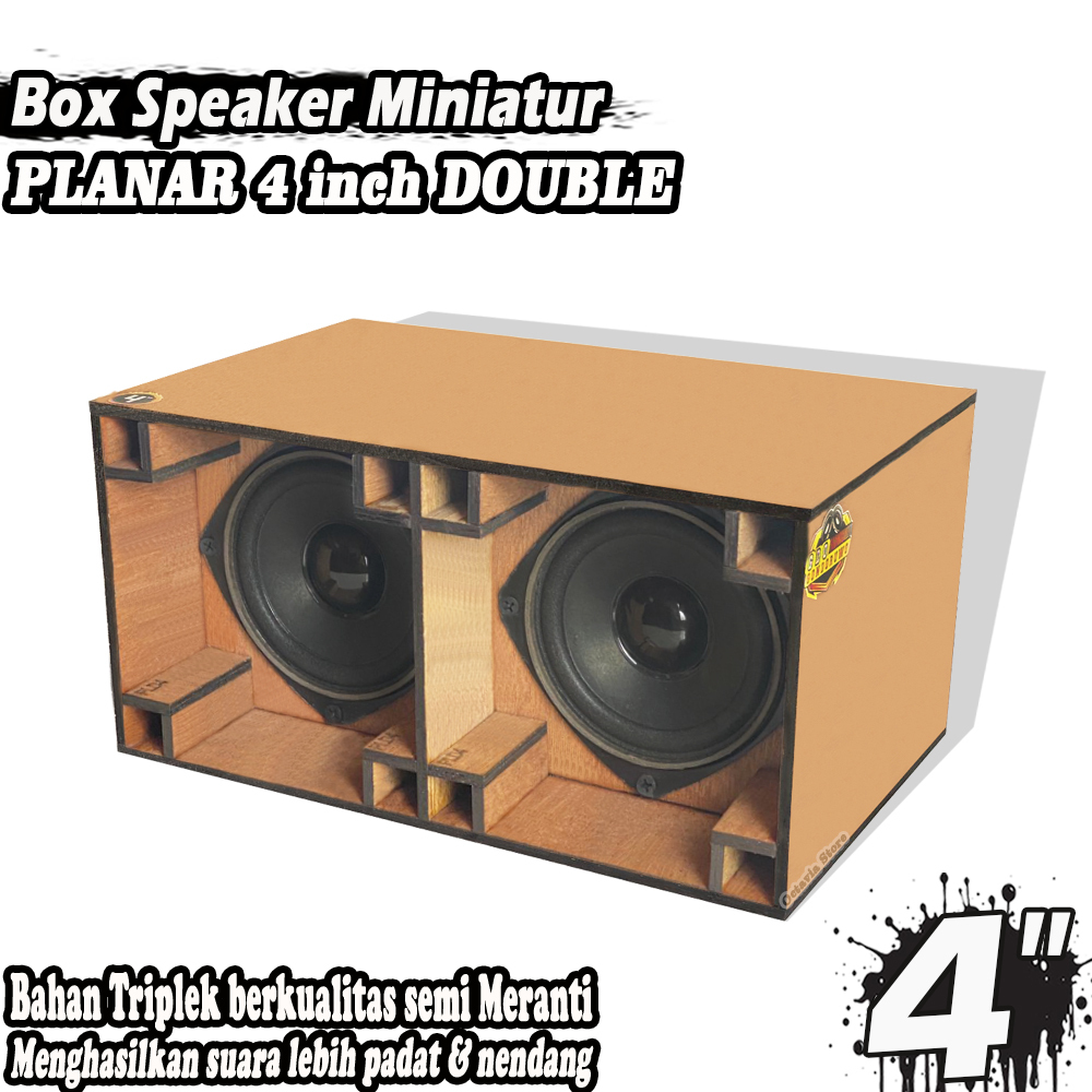 Box Speaker Miniatur Planar 4 Inch