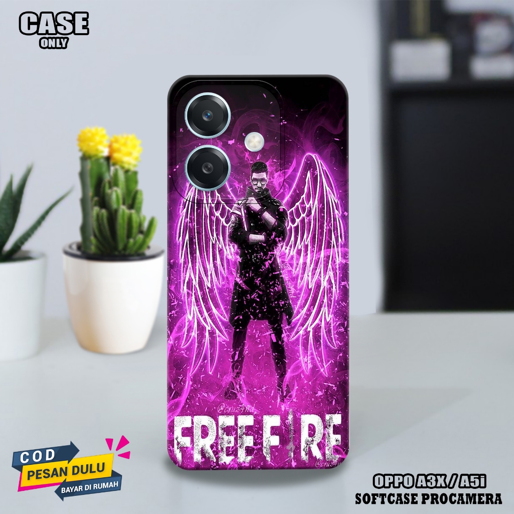 case oppo a3x ( ff ) oppo a3x hp - casing hp  - case hp - case terbaru - case terlaris - softcase - 