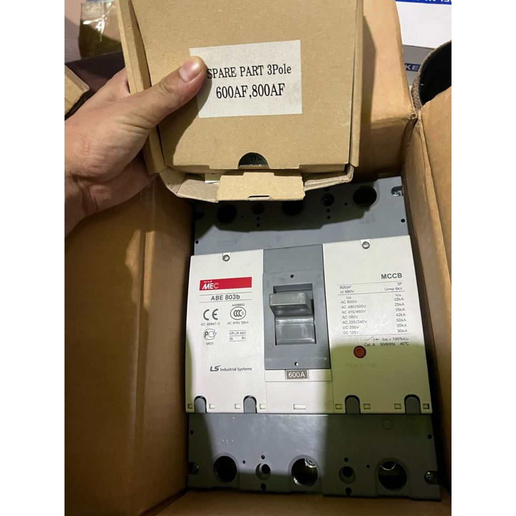MCCB LS 3P 600A ORIGINAL ASLI