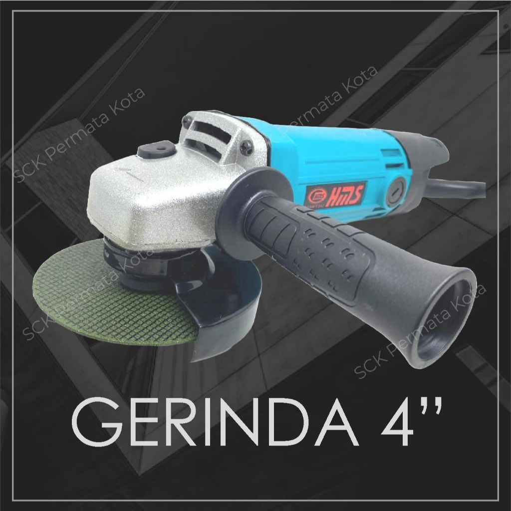 Gerinda Gurinda Tangan 100 mm Listrik 4 Inch – Mesin Potong Kayu, Besi, PVC | Alat Potong Serbaguna 