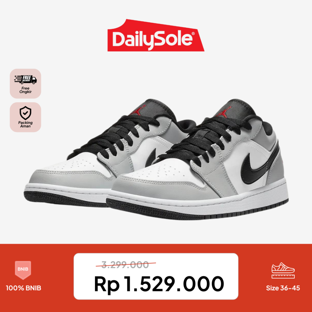 Sneakers Air Jordan 1 Low Light Smoke Grey