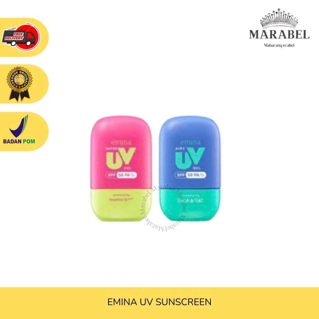 Emina Water UV Gel SPF 50 PA++++ | Emina Airy UV Gel SPF 50 PA++++