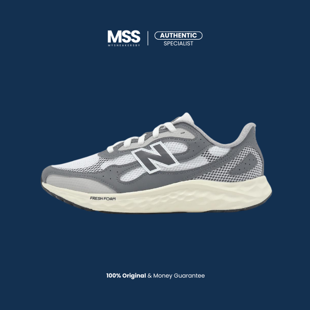 Fresh Foam Arishi V4 Grey White 100% Original Resmi