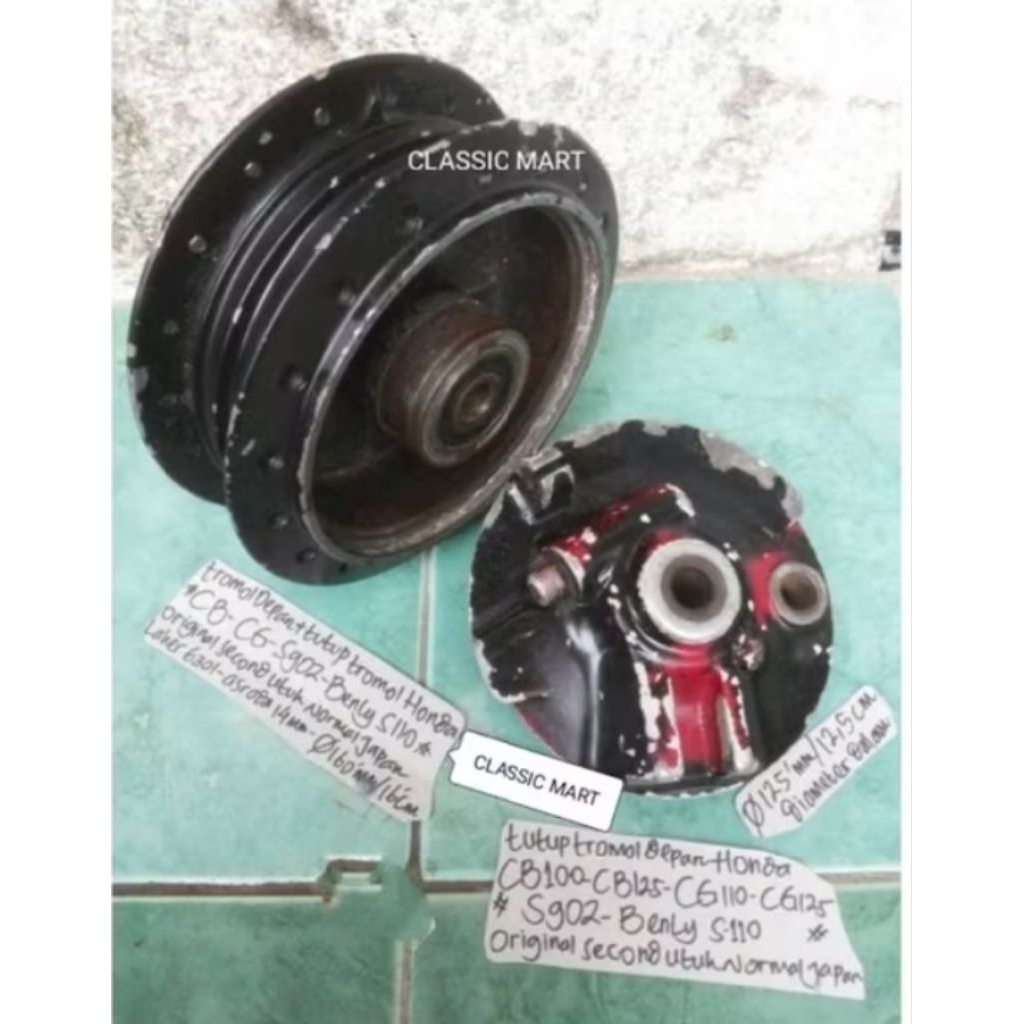 tromol depan+tutup tromol depan set gl 100 cb 100 cg 100 cg 125 original