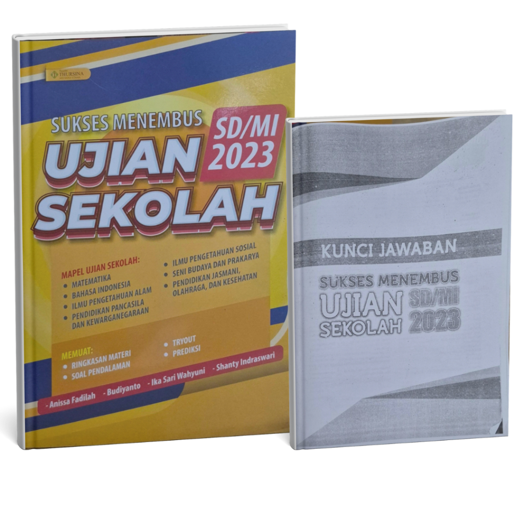 Buku Sukses Menembus Ujian Sekolah SD MI 2023 + Kunci Jawaban Tryout Prediksi Soal