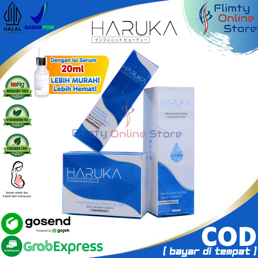 Paket Skincare Haruka Untuk Kulit Flek dan Anti Kusam