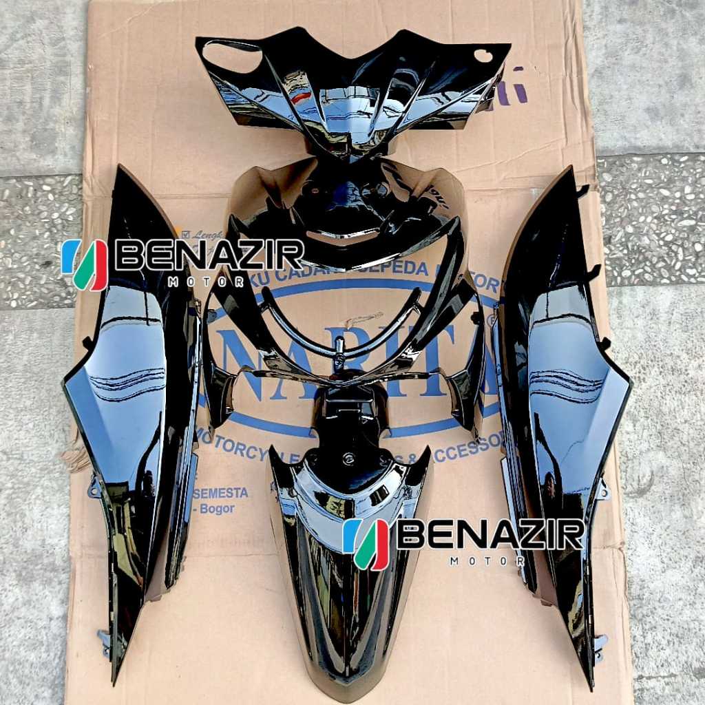 Body Halus Full Set Narita Hitam untuk Honda Beat Pop Karbu & Beat Pop FI