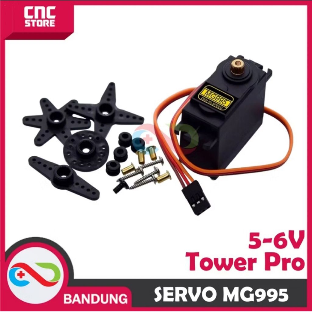 Servo Pro MG995 Full Metal 180 Derajat 12 Kilo Universal