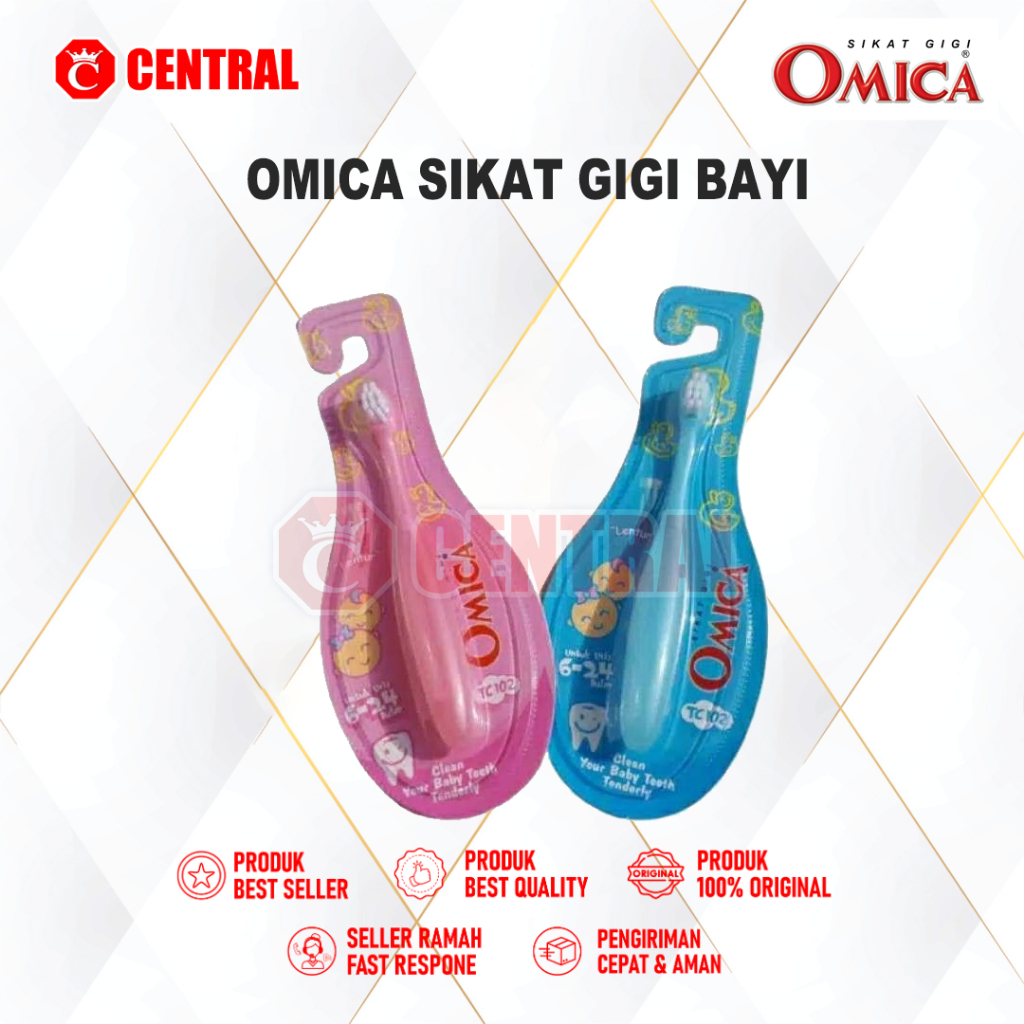 OMICA SIKAT GIGI BABY (WARNA RANDOM)