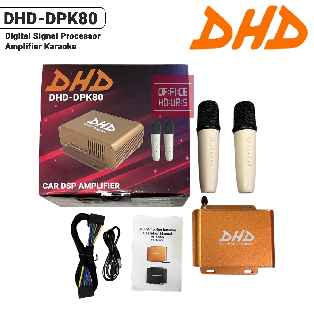 DHD-DPK80 DSP AMPLIFIER KARAOKE MOBIL