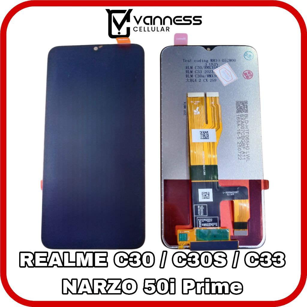 LCD REALME C30 / C30S / C33 / NARZO 50i Prime