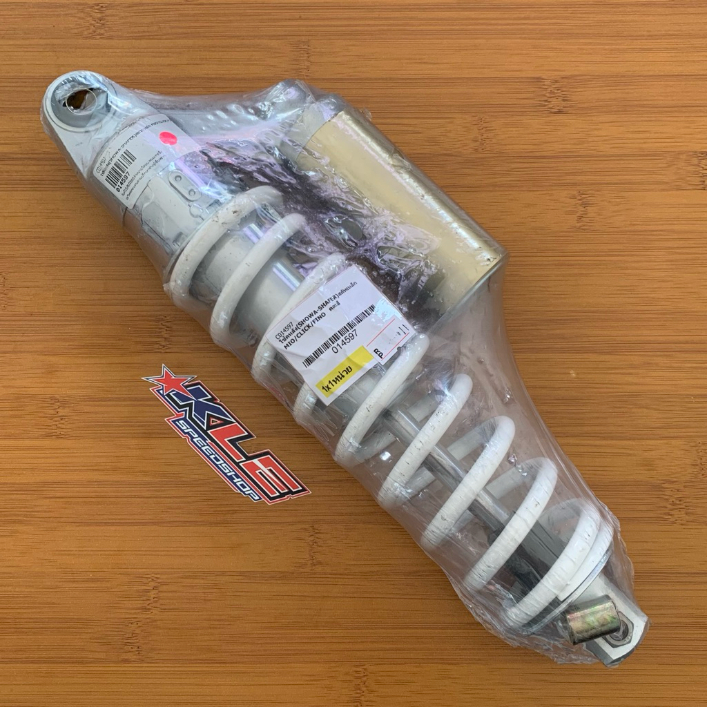SHOCK BREAKER SHOWA CB WHITE/PUTIH 330mm ORIGINAL THAILAND MIO/SOUL/FINO/VARIO