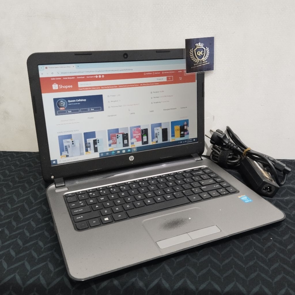 LAPTOP HP 240 G3 NOTEBOOK PC CORE i3 4005U 4GB 14INCH SECOND BERGARANSI