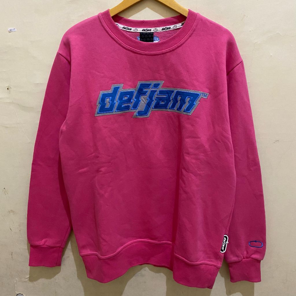 Vintage Defjam Crewneck sweatshirt original second Bekas murah. jual crewneck vintage Y2K murah