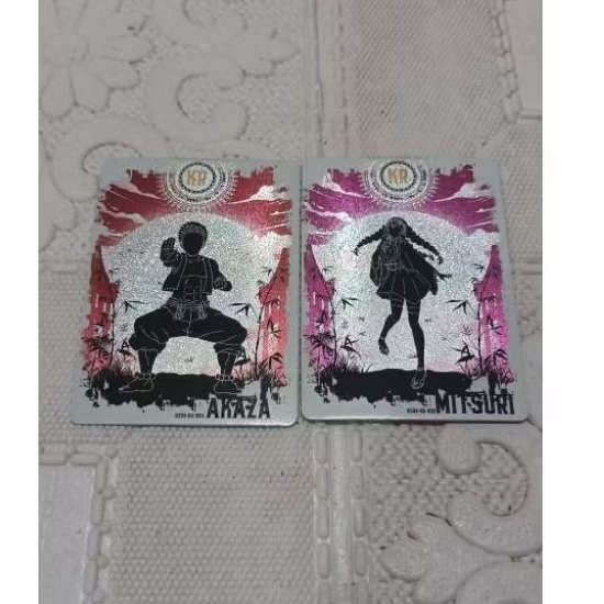 Card CCG KR Demon slayer KNY Kimetsu no yaiba Akaza Mitsuri