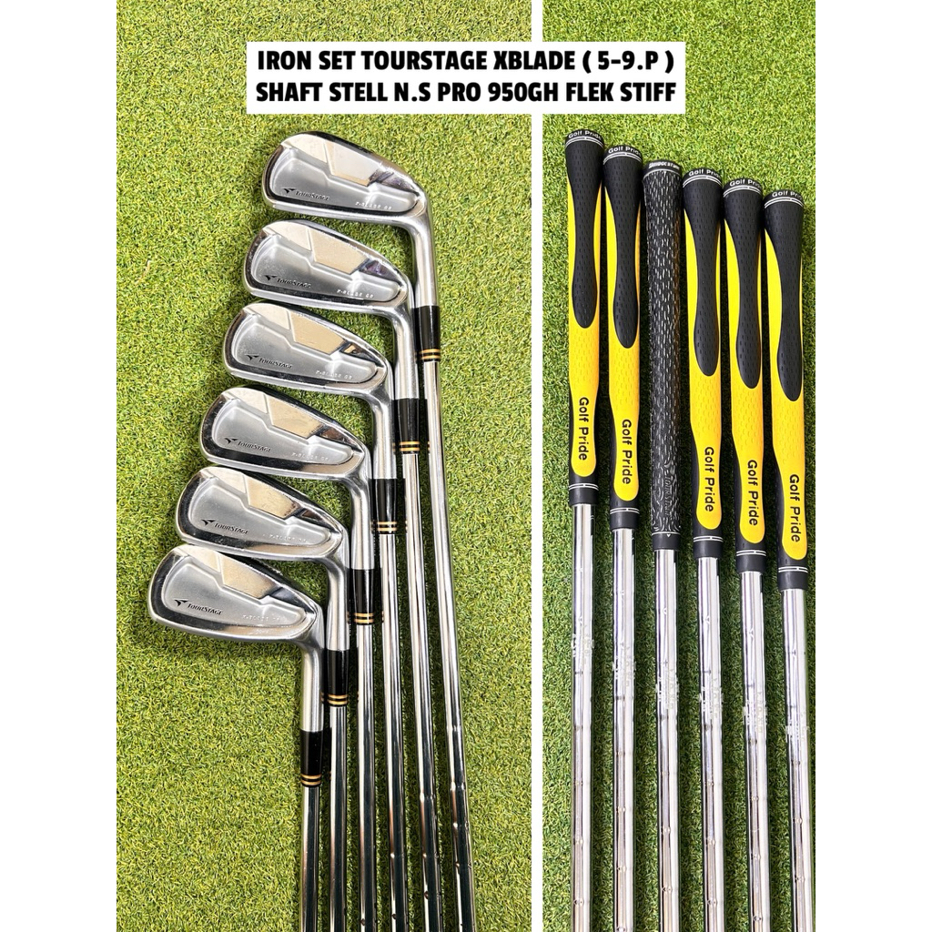 Iron Set Golf Bridgestone Tourstage Xblade Second Original Shaft Stell Flek Stiff