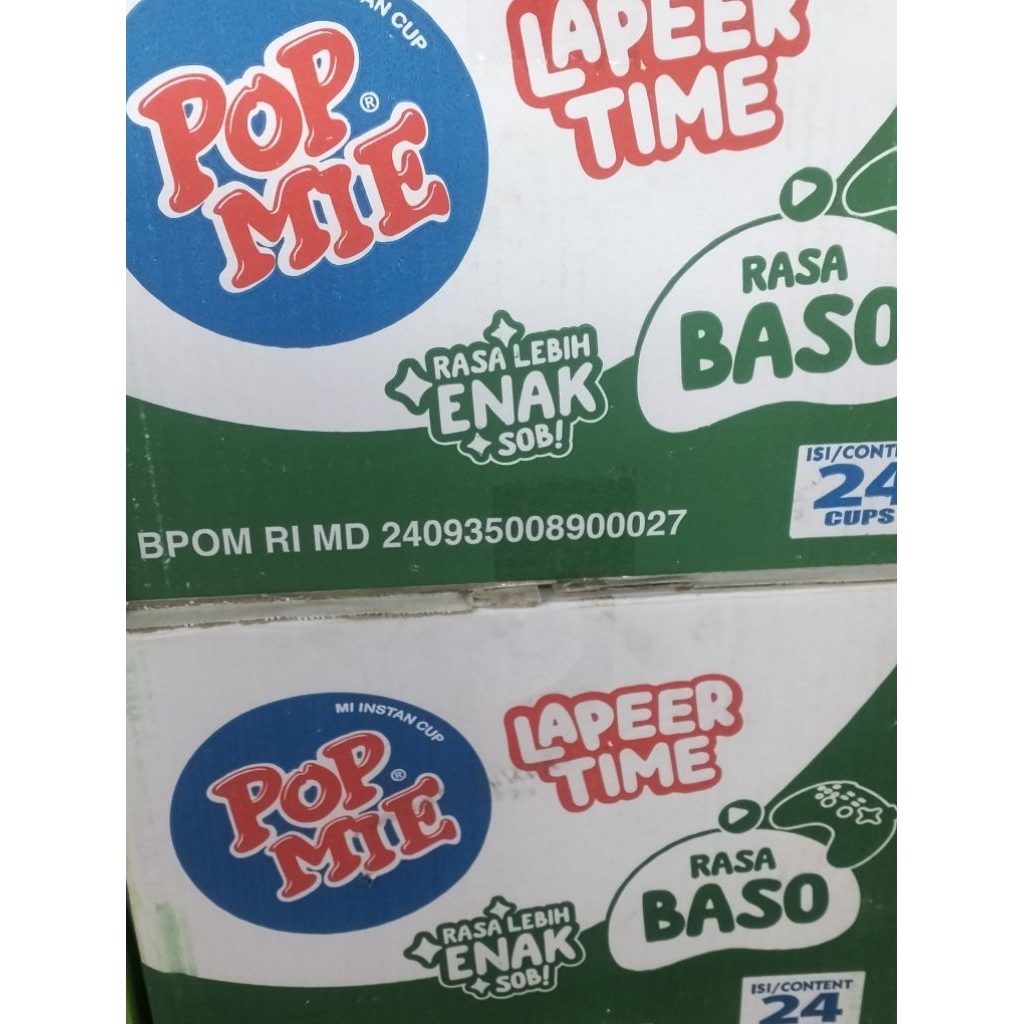 Pop mie baso 1 dus isi 24