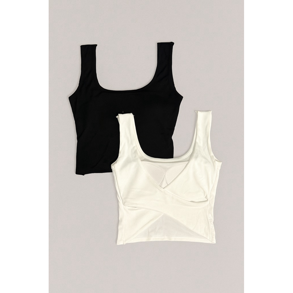 Backless X Tank Top Bra