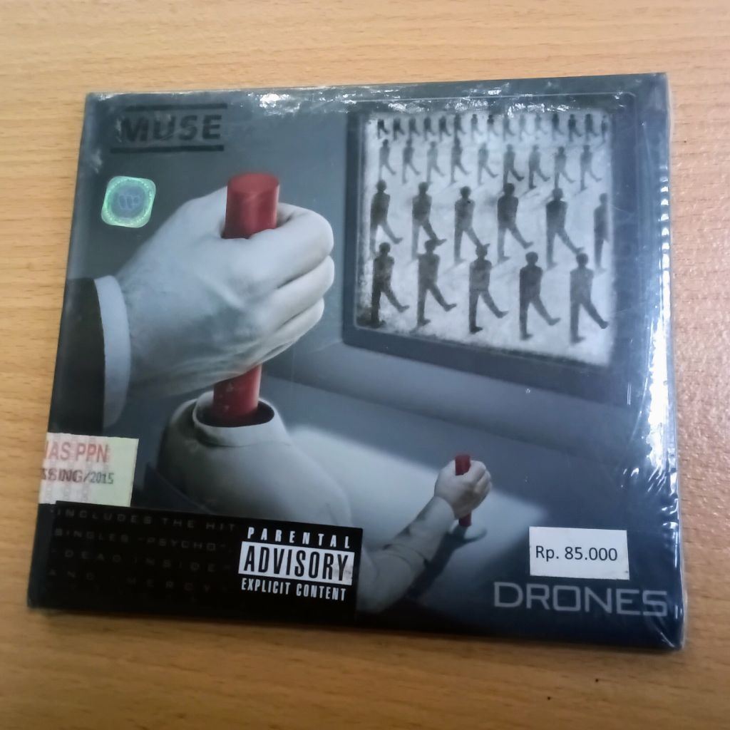 Kaset CD Audio untuk KolPri Artist Muse Album Drones