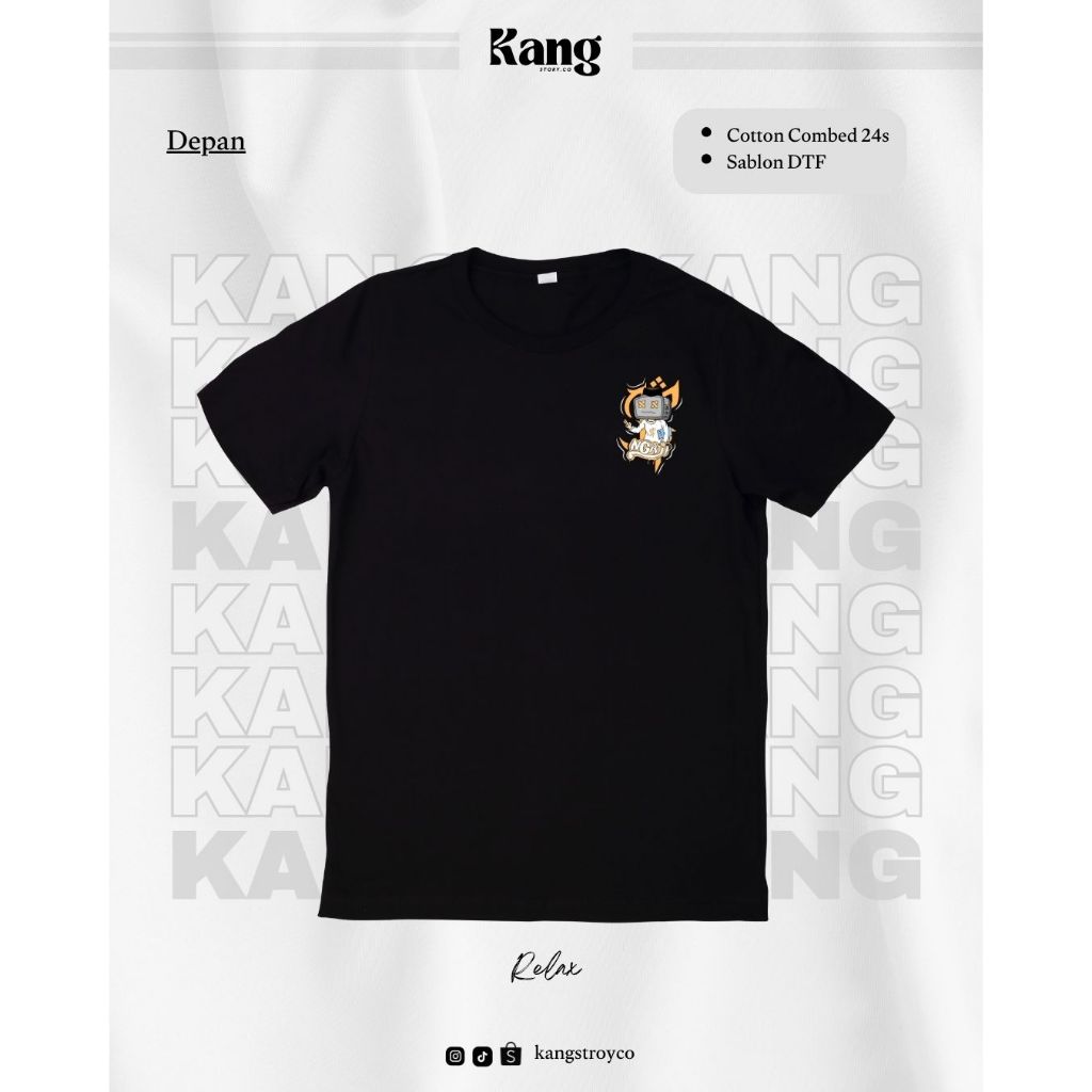 Kaos Kang ( kaos santri ) Ngaji Kitab Kang Santri series
