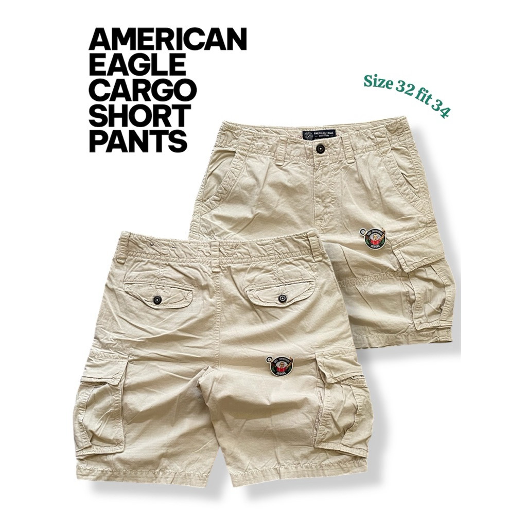 Celana pendek cargo American Eagle Size 32 fit 34 Original