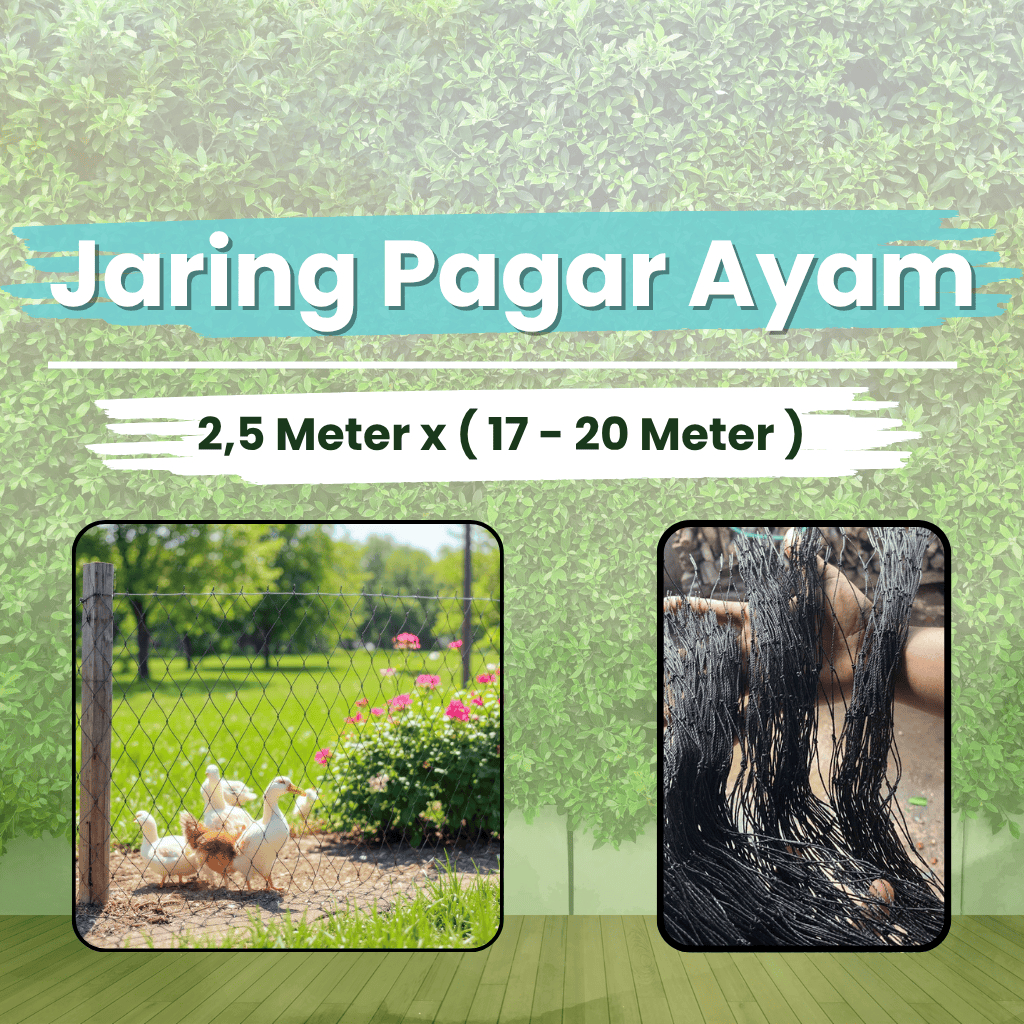 Jaring Ayam 2,5 meter / Jaring Kandang Ayam / Jaring Kebun / Jaring Serbaguna