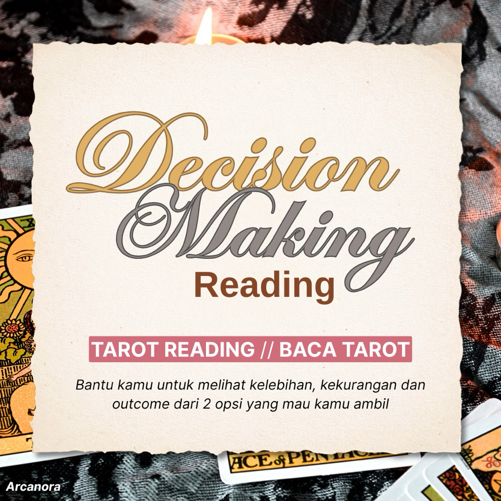Reading Tarot // Jasa Baca Tarot - DECISION MAKING READING