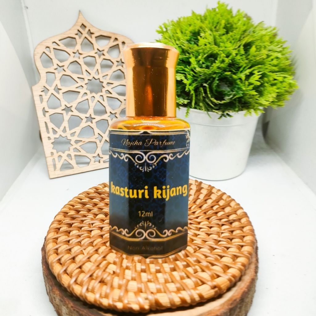 KASTURI KIJANG 12ML Parfum Non Alkohol Khas Tanah Suci Kesukaan Kanjeng Nabi Muhammad SAW
