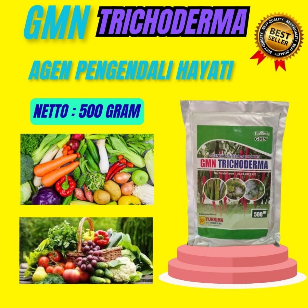 TERLARIS  Trichoderma Sp, Trichoderma Sebagai Biofertilizer, Trichoderma Serbuk Isi 500gram