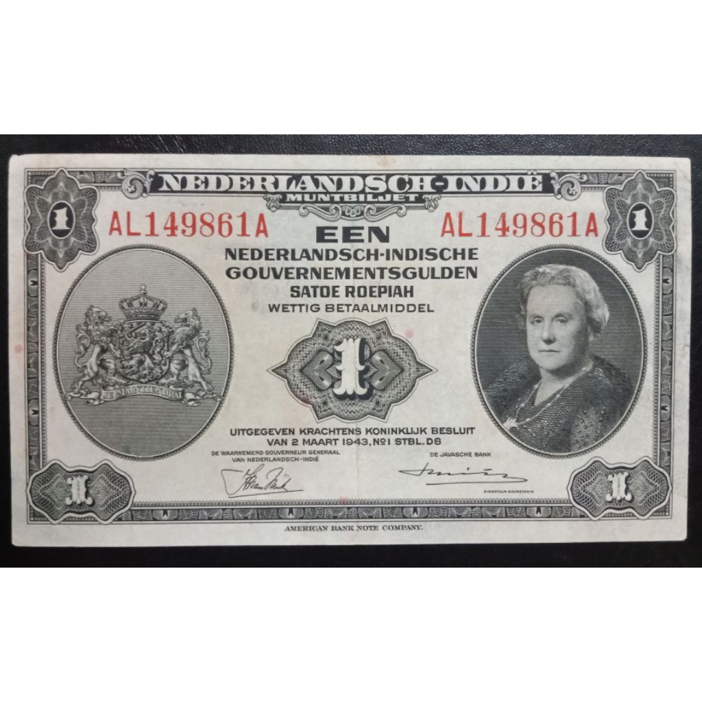 UANGKUNO 1 NICA THN 1943